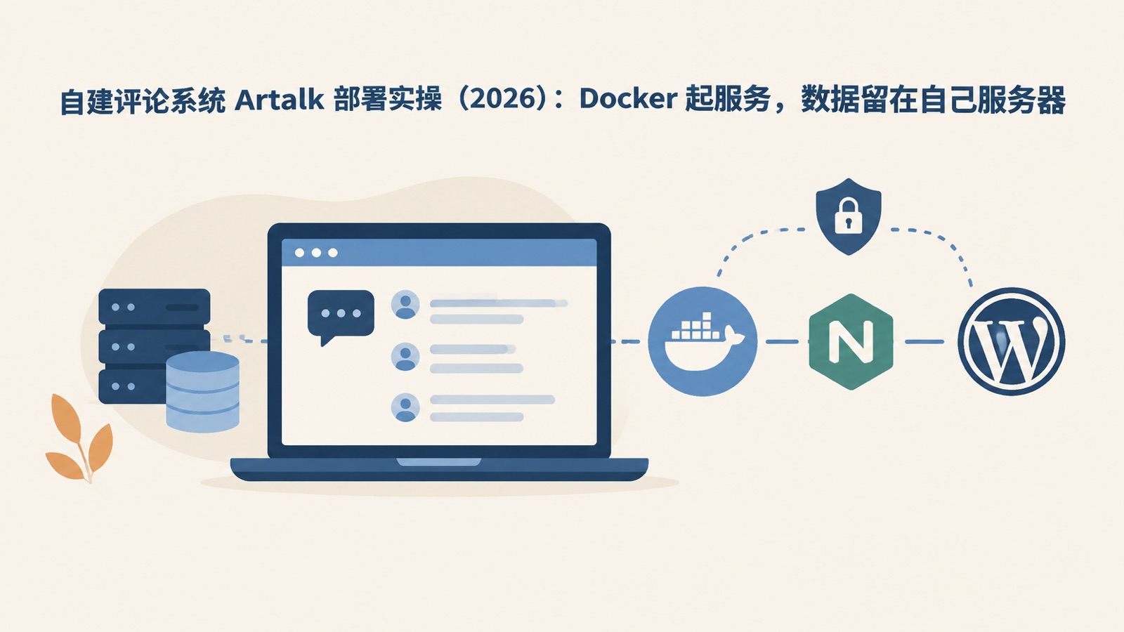 自建评论系统 Artalk 部署实操（2026）：Docker 起服务，数据留在自己服务器-小绵羊的小窝